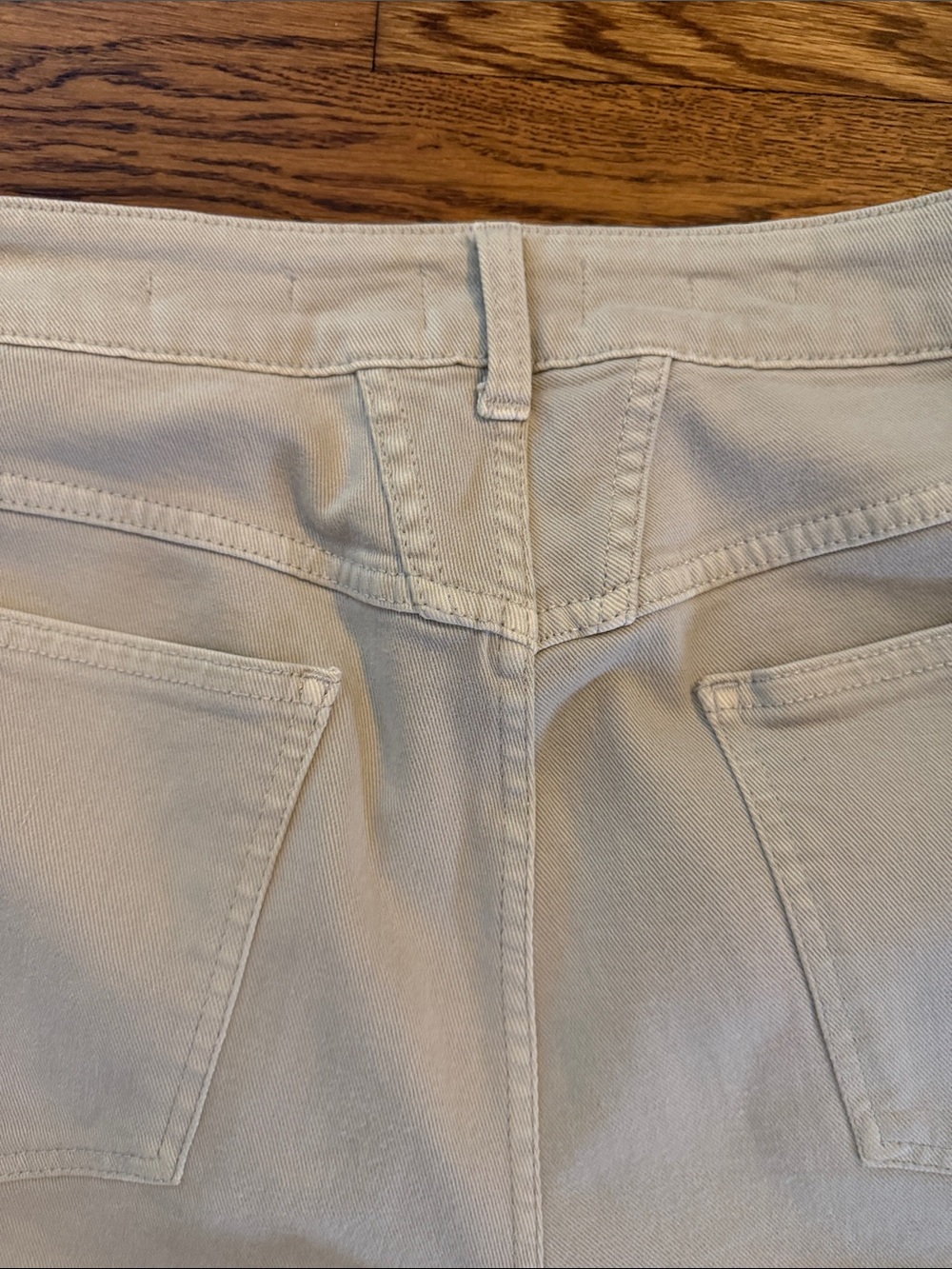 Closed Italian Denim High-Waist Cream organic denim pants 44 (US 28) - Picture 9 of 10